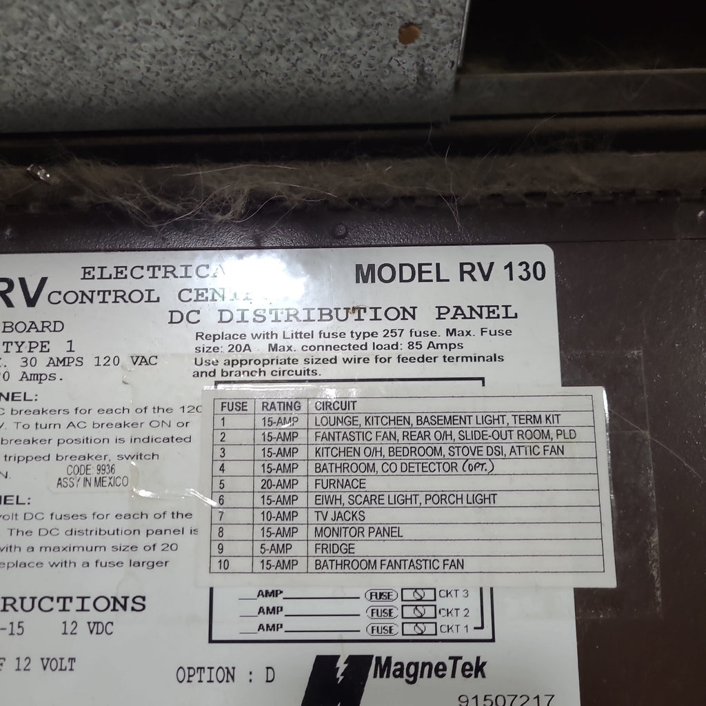 Used 30 AMP MagneTek Power Station - Young Farts RV Parts