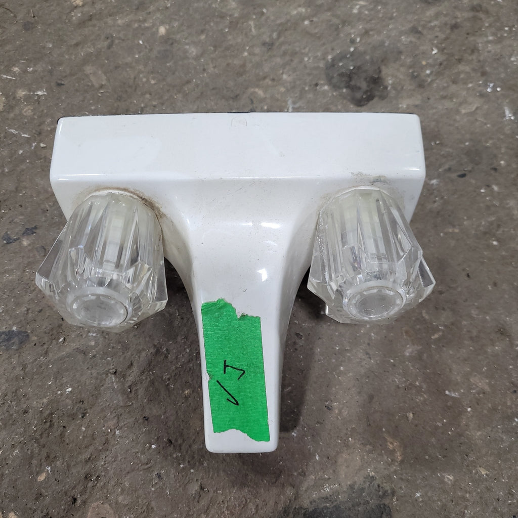 Used 4" Bathroom Faucet Bone - Young Farts RV Parts