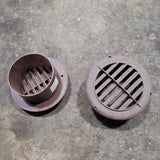 Used 4” Brown Furnace Ducting- single