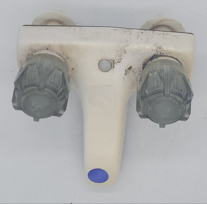 Used 4" Shower Faucet Bone - Young Farts RV Parts