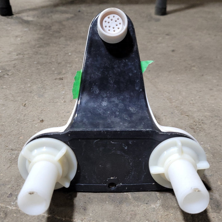 Used 4" Shower Faucet White - Young Farts RV Parts