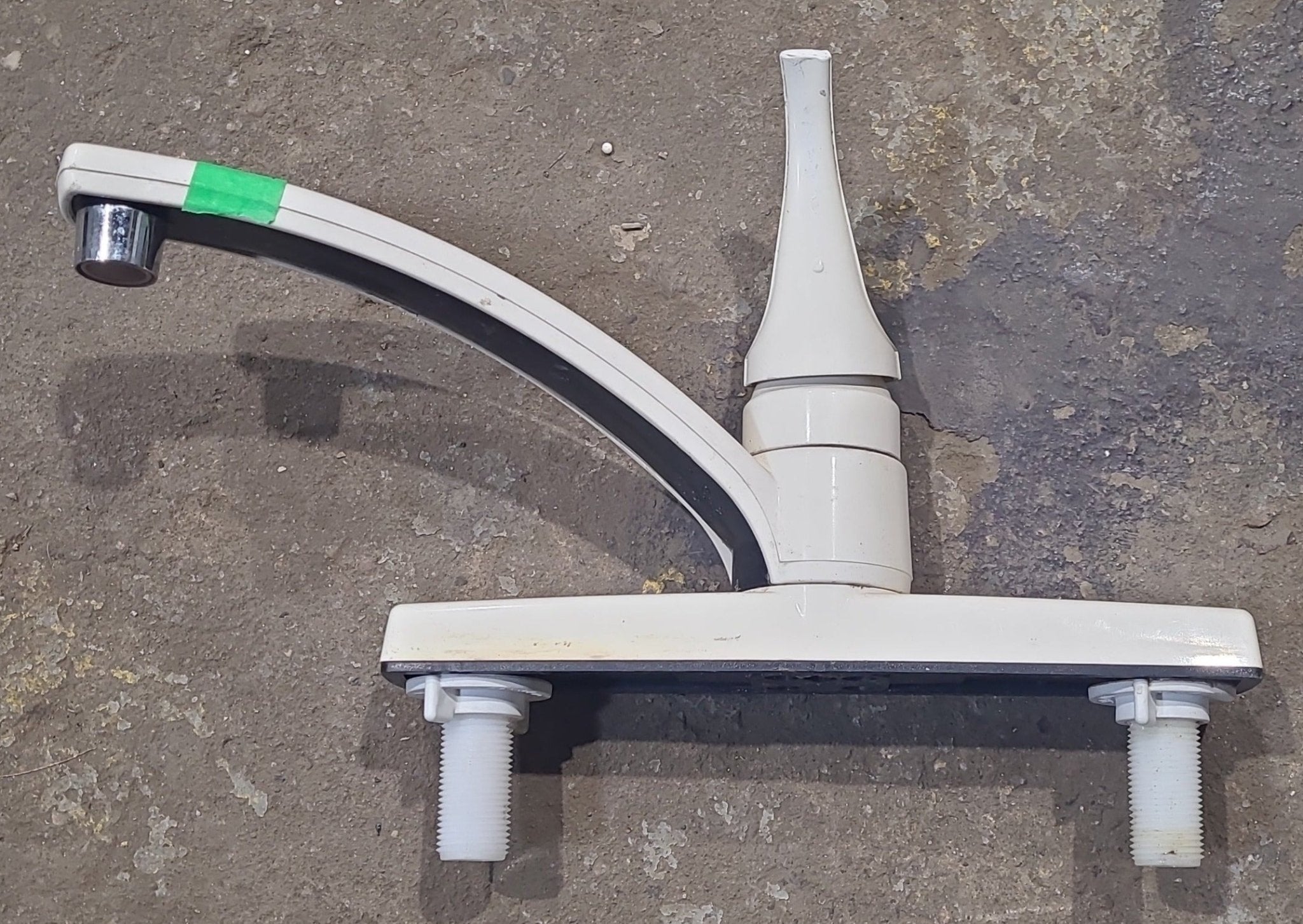 Used 8" Kitchen Faucet Bone - Young Farts RV Parts