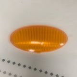 Used Replacement Amber Oval Porch Light Lens
