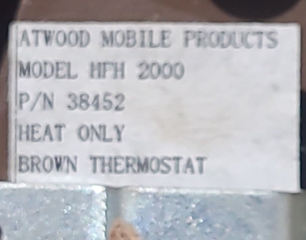 Used Atwood Hydroflame Analog Thermostat Furnace - Young Farts RV Parts