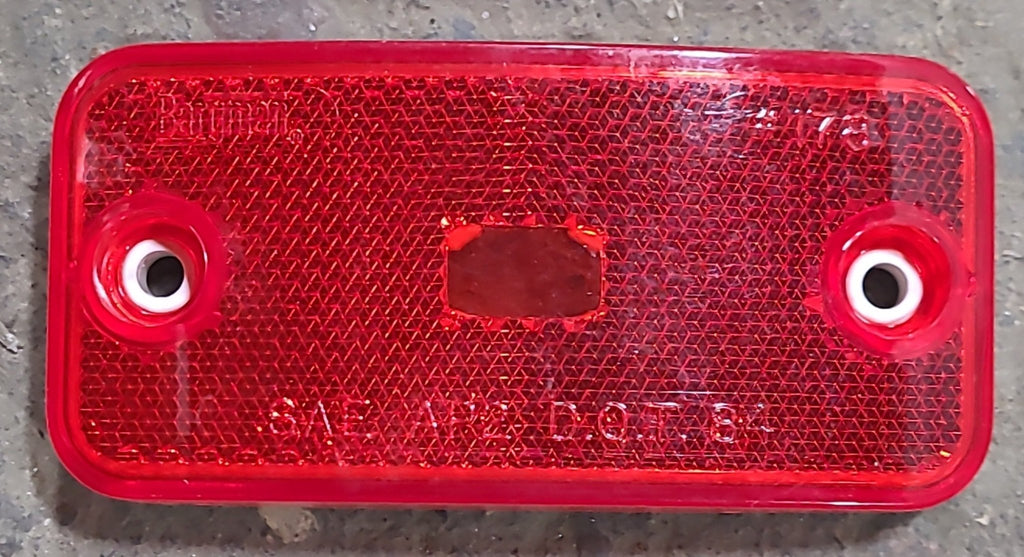 Used BARGMAN 178 : SAE AP2 D.O.T. 84 Replacement Lens for Marker Light - Red - Young Farts RV Parts