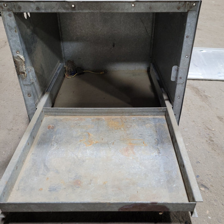 Used Battery Compartment box with Slide Out Tray - Young Farts RV Parts