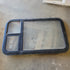Used Black Radius Emergency Opening Window : 22 X 36 X 2" D - Young Farts RV Parts