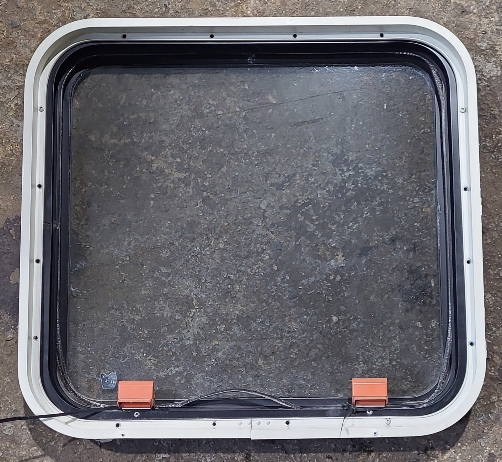 Used Black Radius Emergency Opening Window : 23 1/2