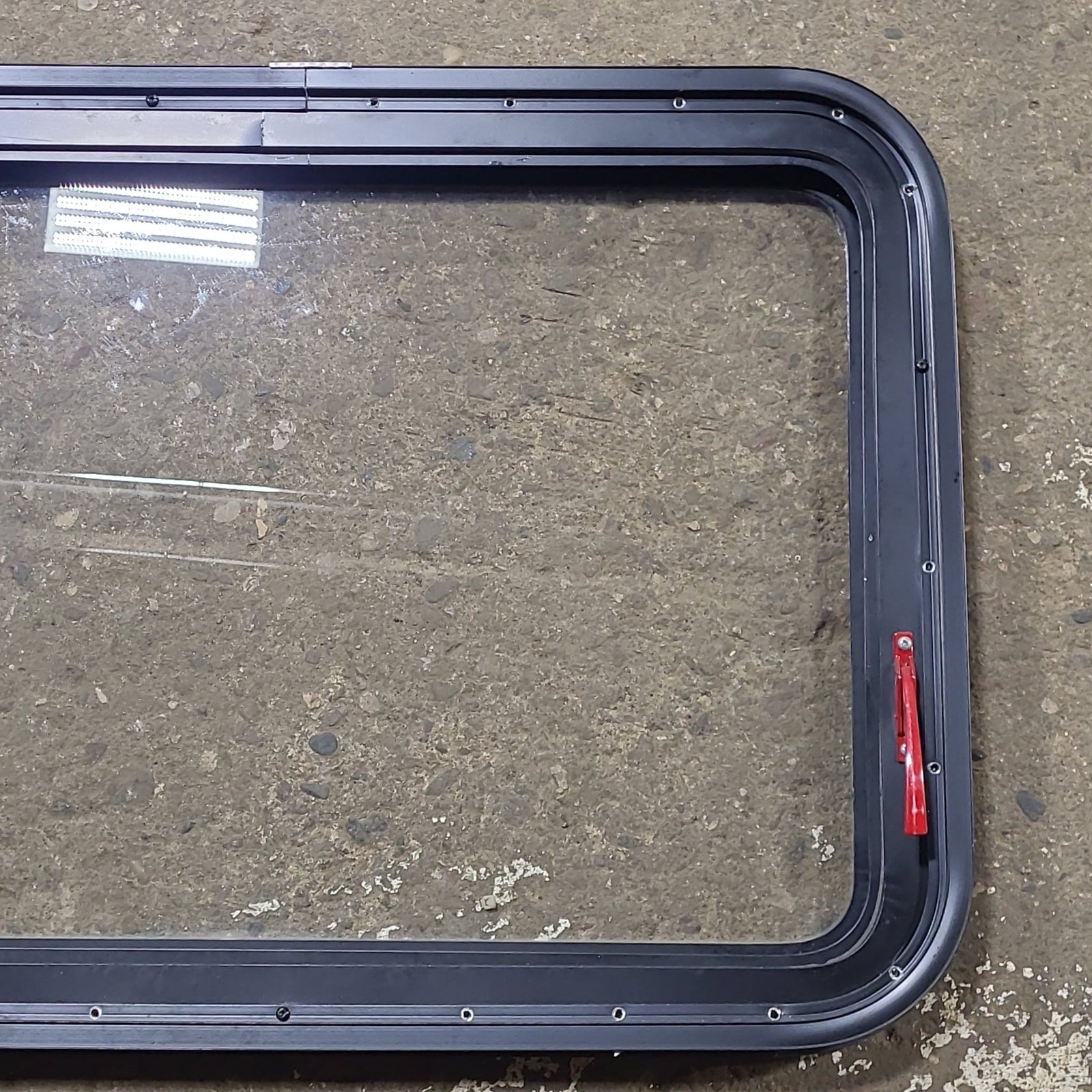 Used Black Radius Emergency Opening Window : 29 1/2