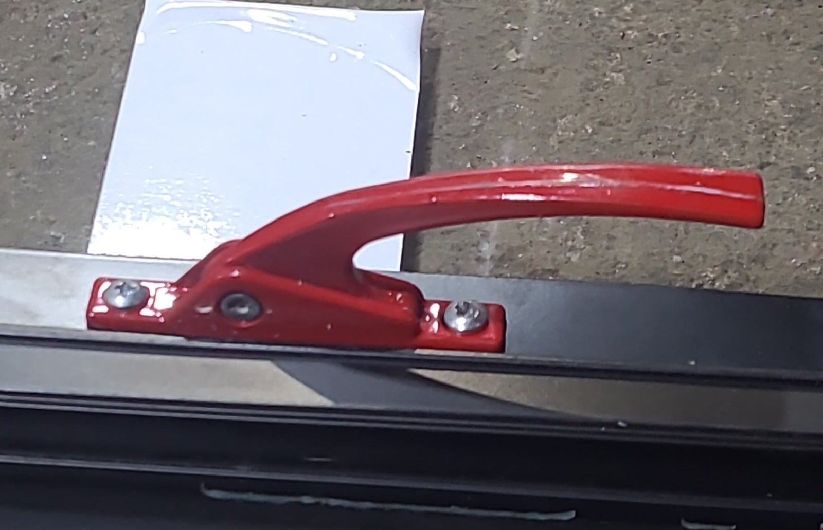Used Black Radius Emergency Opening Window : 29 1/2