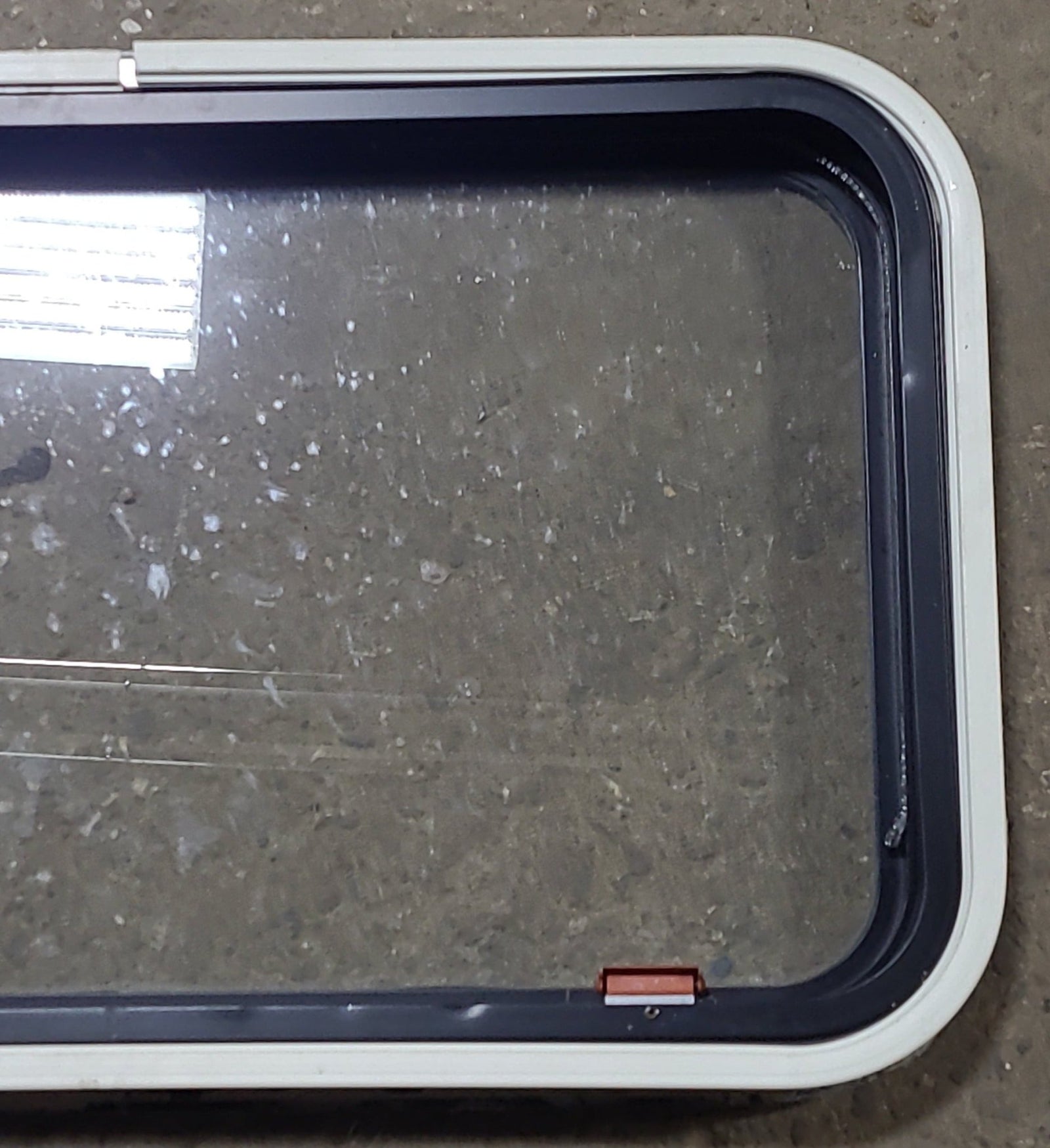 Used Black Radius Emergency Opening Window : 30 3/4