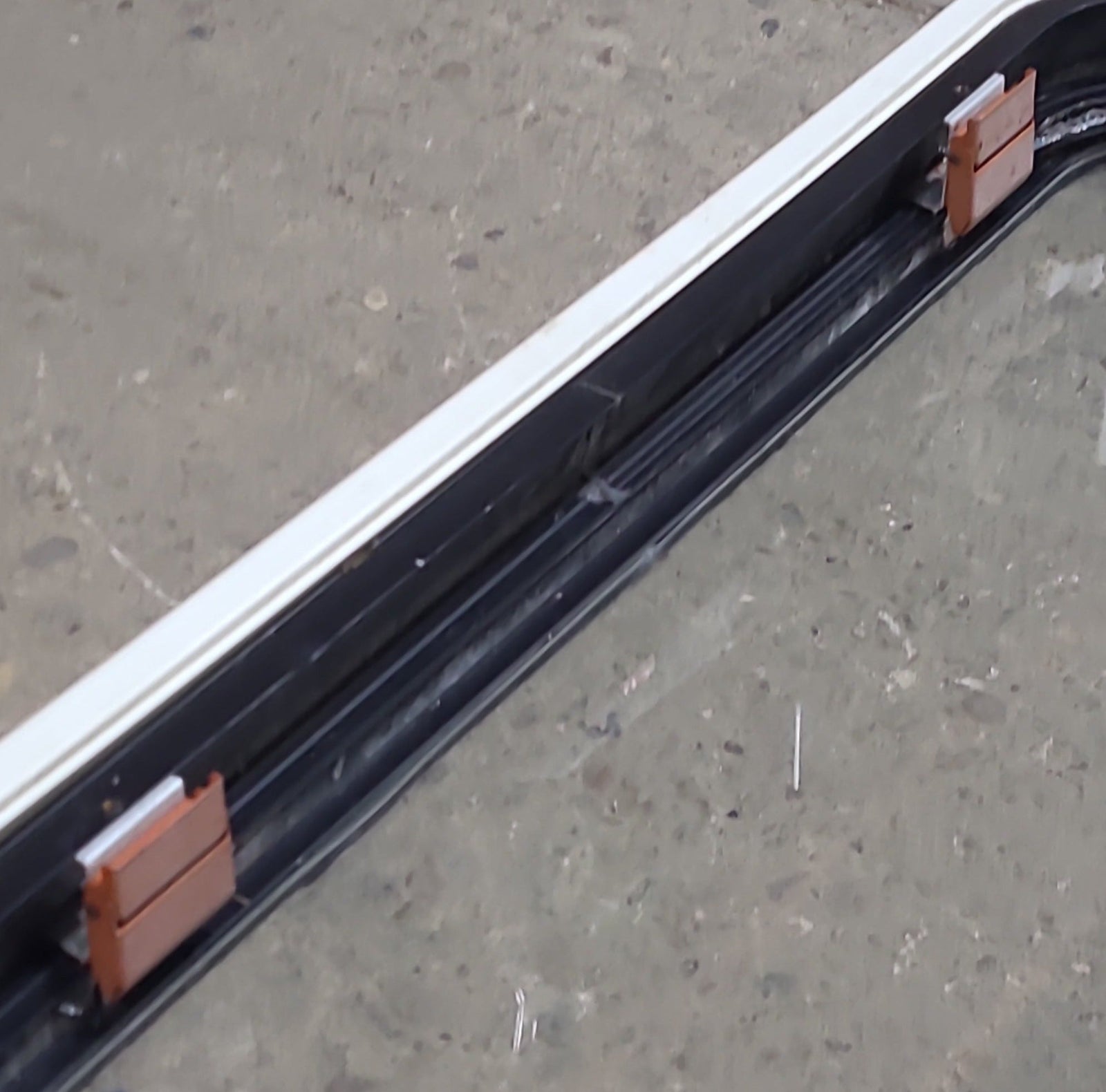 Used Black Radius Emergency Opening Window : 30 3/4