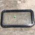 Used Black Radius Emergency Opening Window : 35 1/2" W X 18 1/2" H X 2" D - Young Farts RV Parts