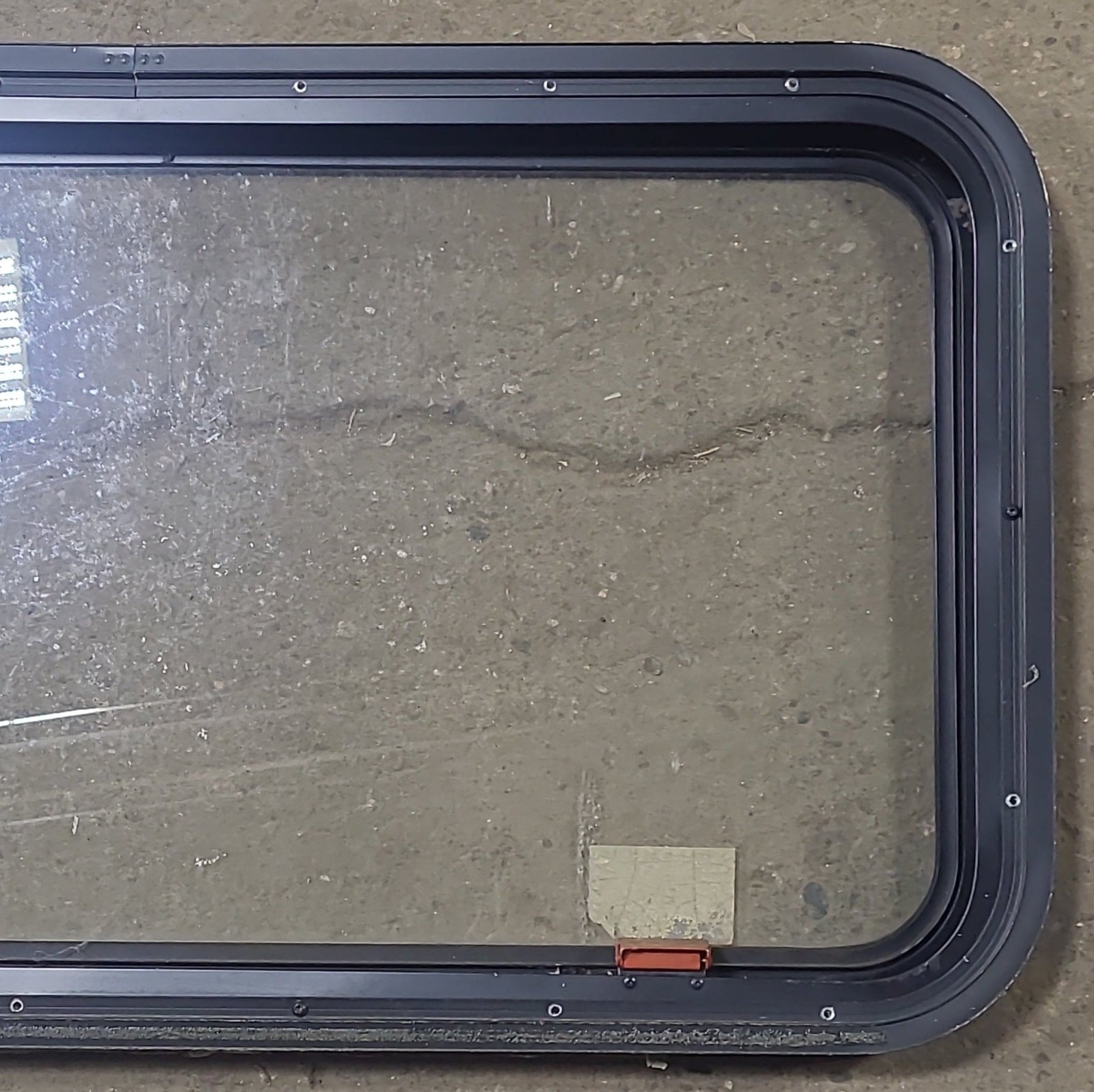 Used Black Radius Emergency Opening Window : 35 1/2