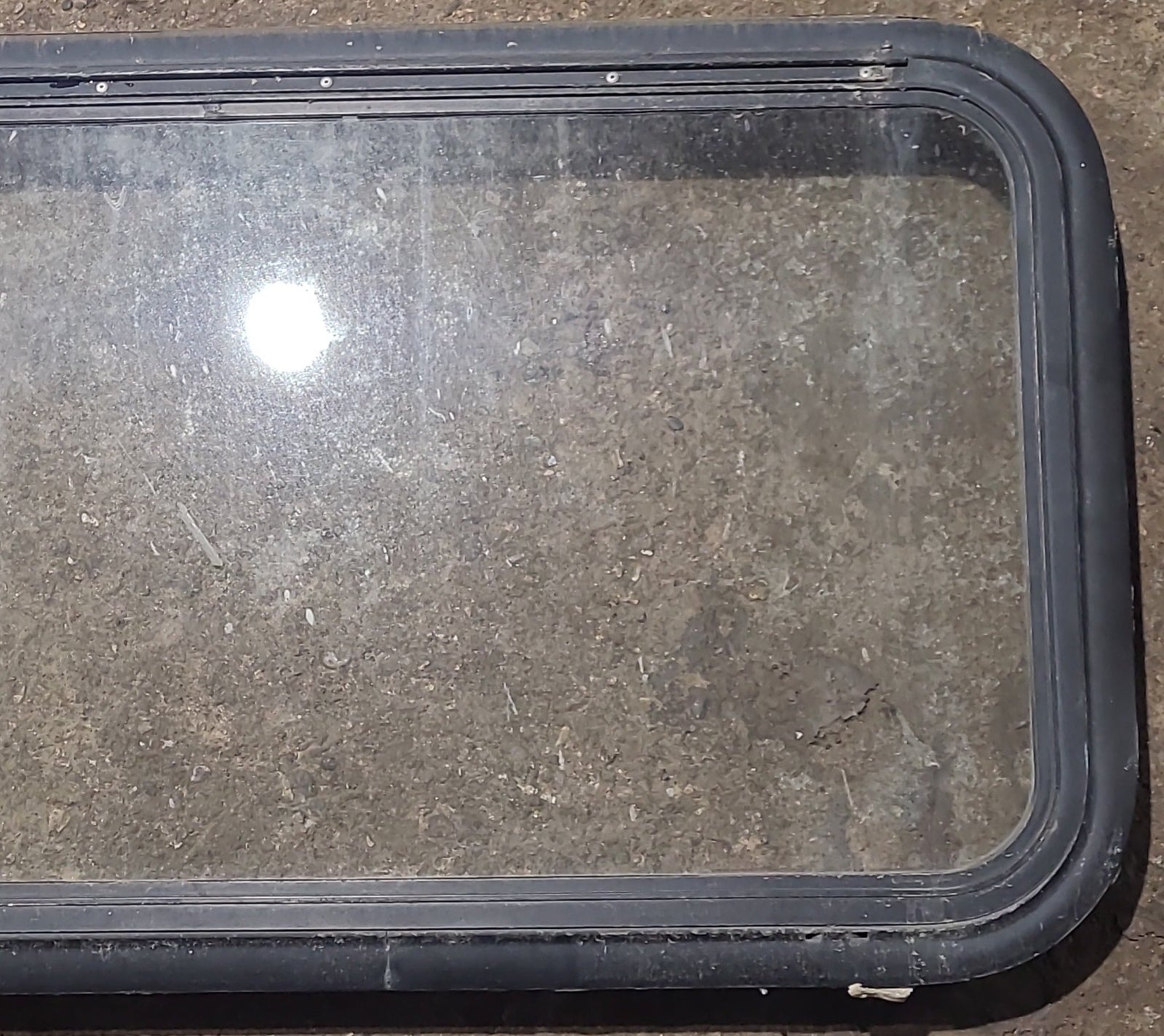 Used Black Radius Emergency Opening Window : 35 1/2