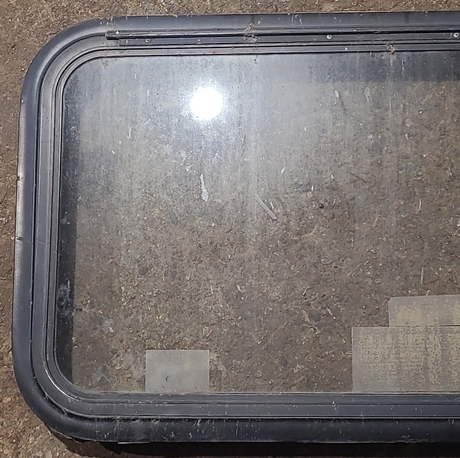 Used Black Radius Emergency Opening Window : 35 1/2