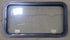 Used Black Radius Emergency Opening Window : 35 1/2" W X 18 3/4" H X 1 3/4" D - Young Farts RV Parts