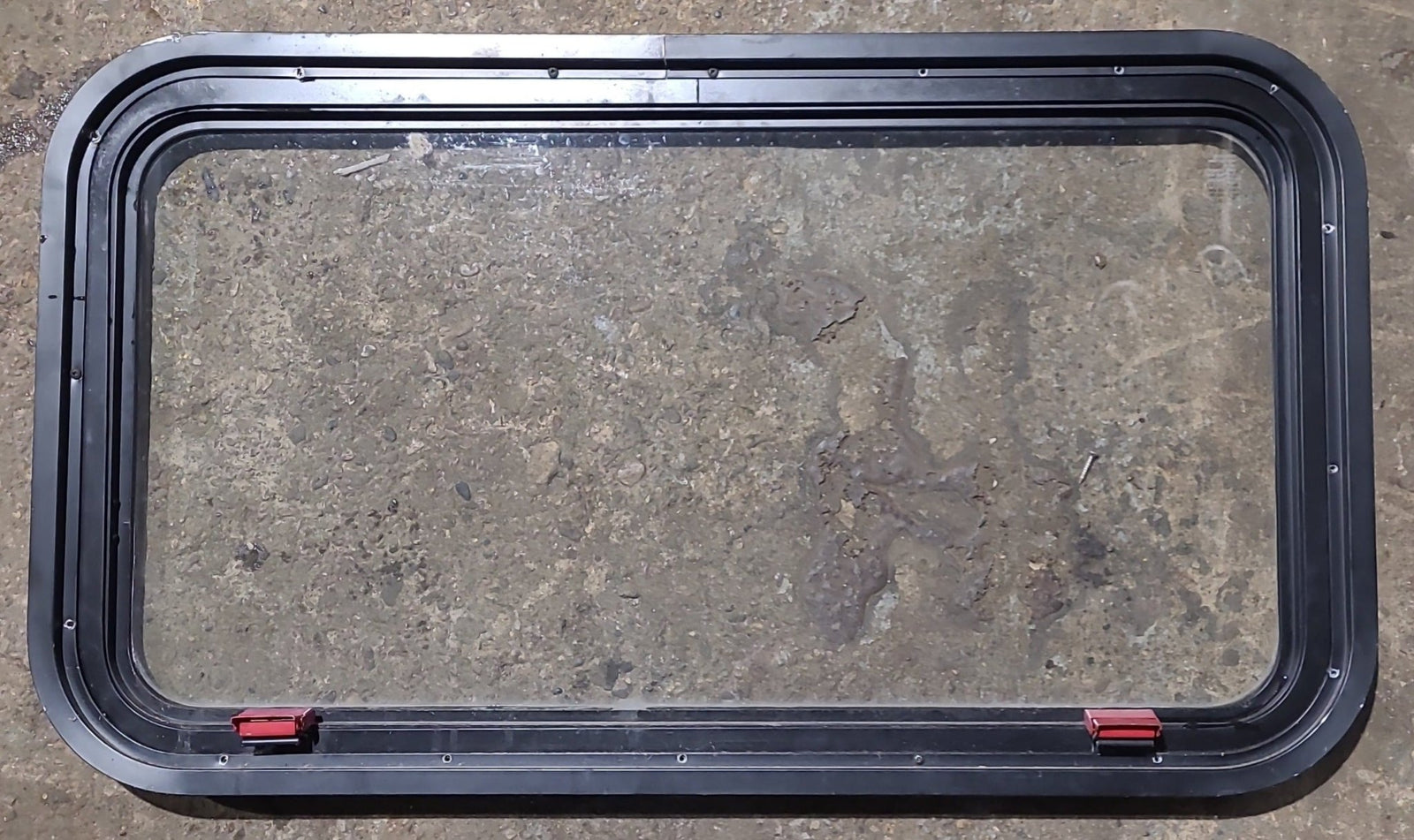 Used Black Radius Emergency Opening Window : 35 1/2