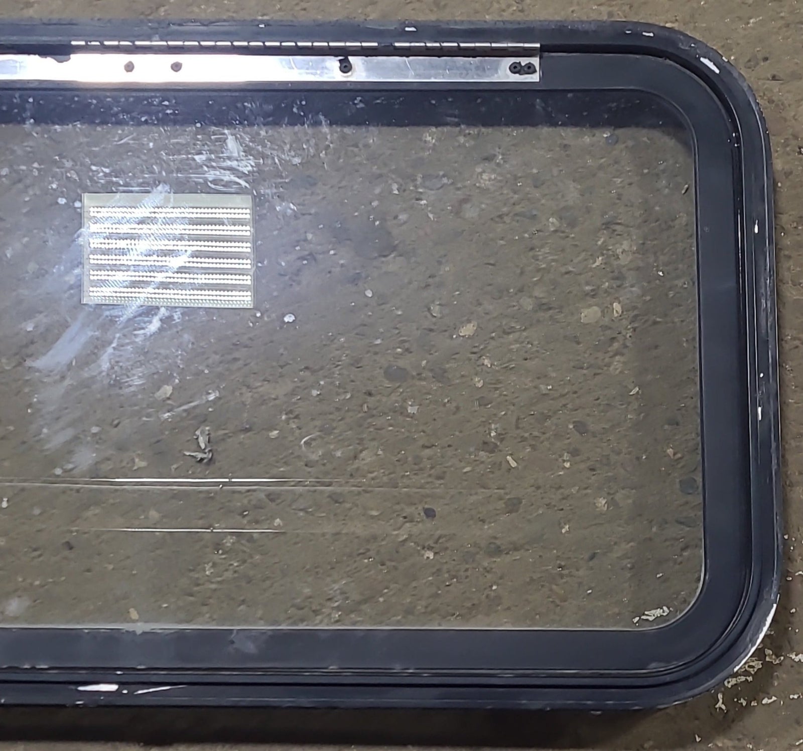 Used Black Radius Emergency Opening Window : 35 1/2