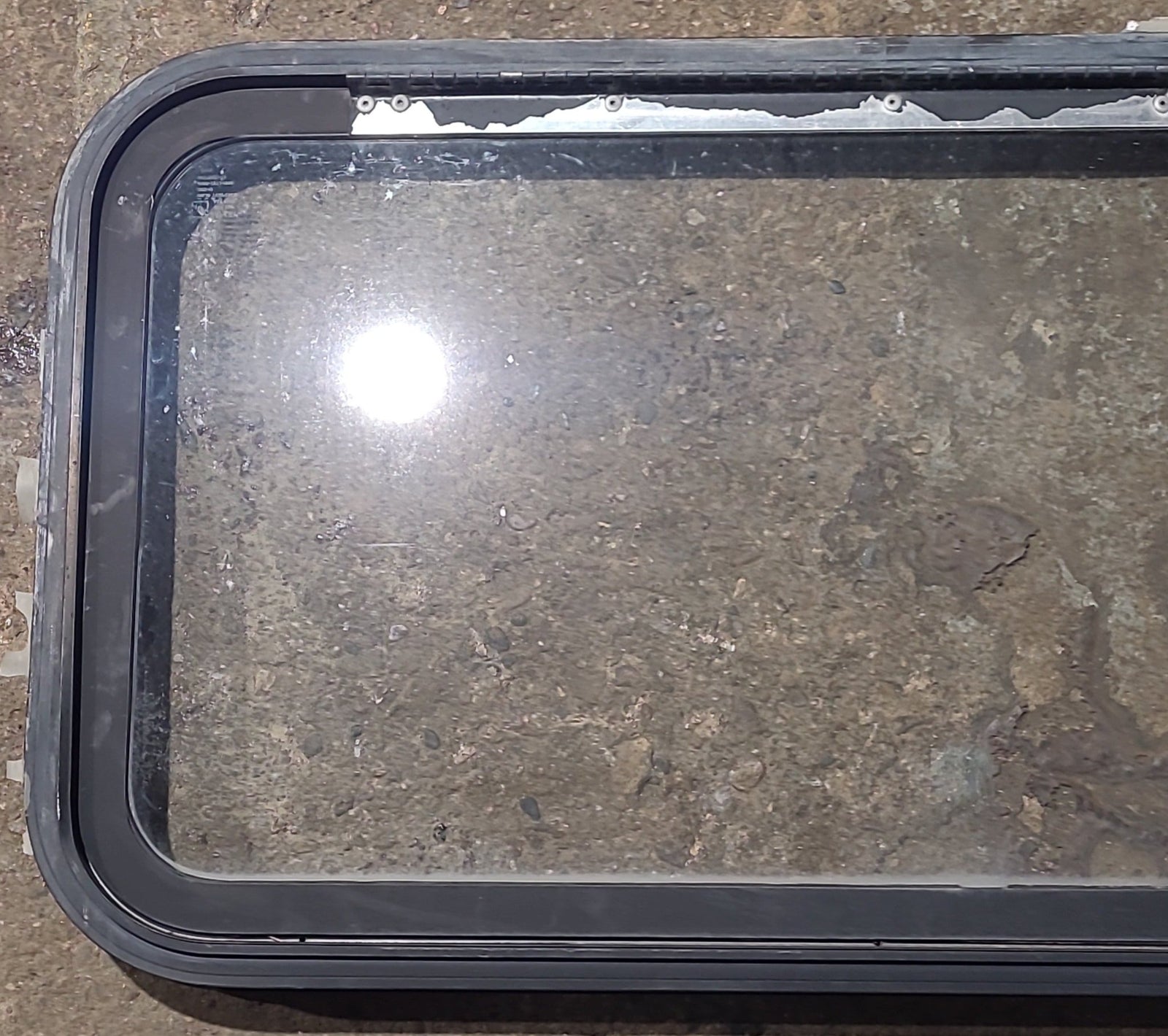 Used Black Radius Emergency Opening Window : 35 1/2