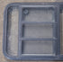 Used Black Radius Emergency Opening Window : 47 1/2" W x 22 1/4" H x 1 7/8" D - Young Farts RV Parts