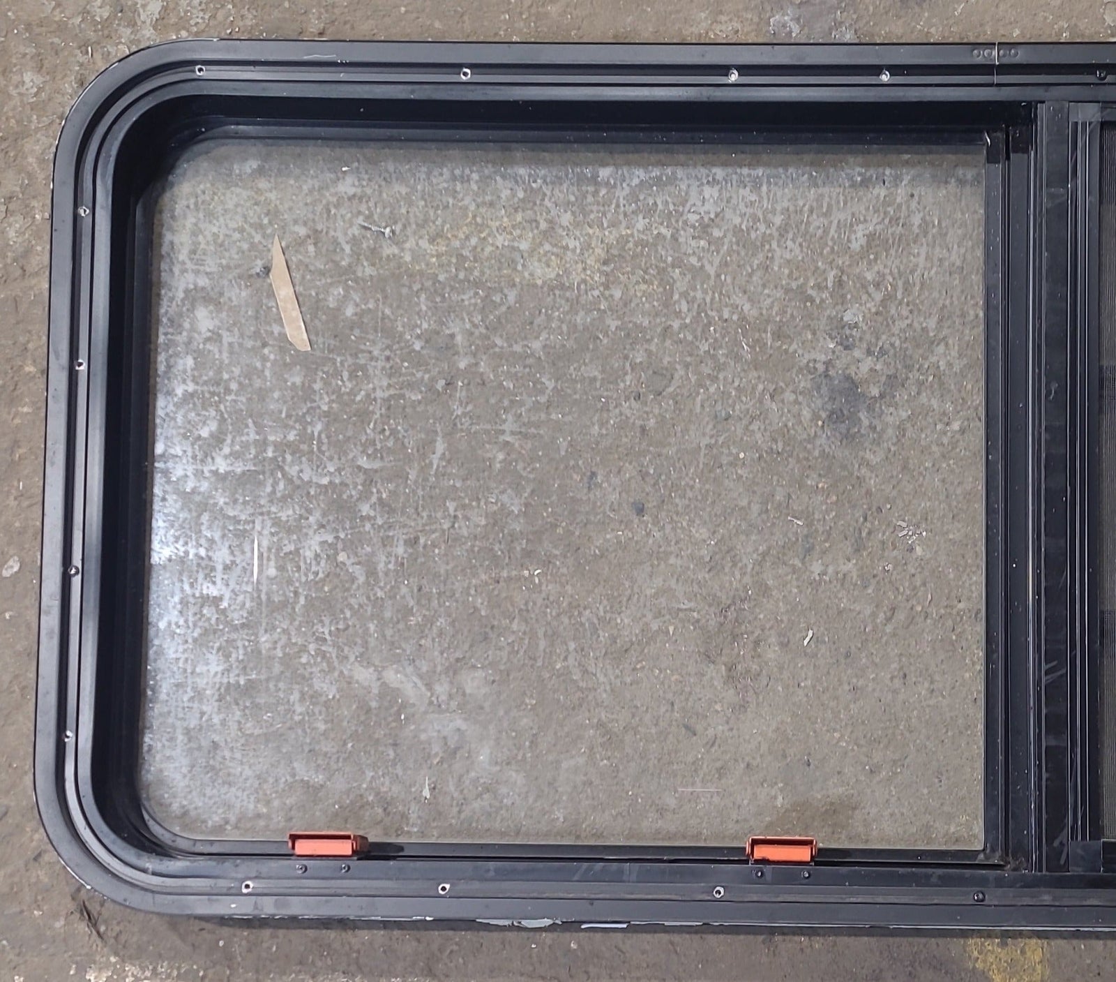 Used Black Radius Emergency Opening Window : 47 1/2