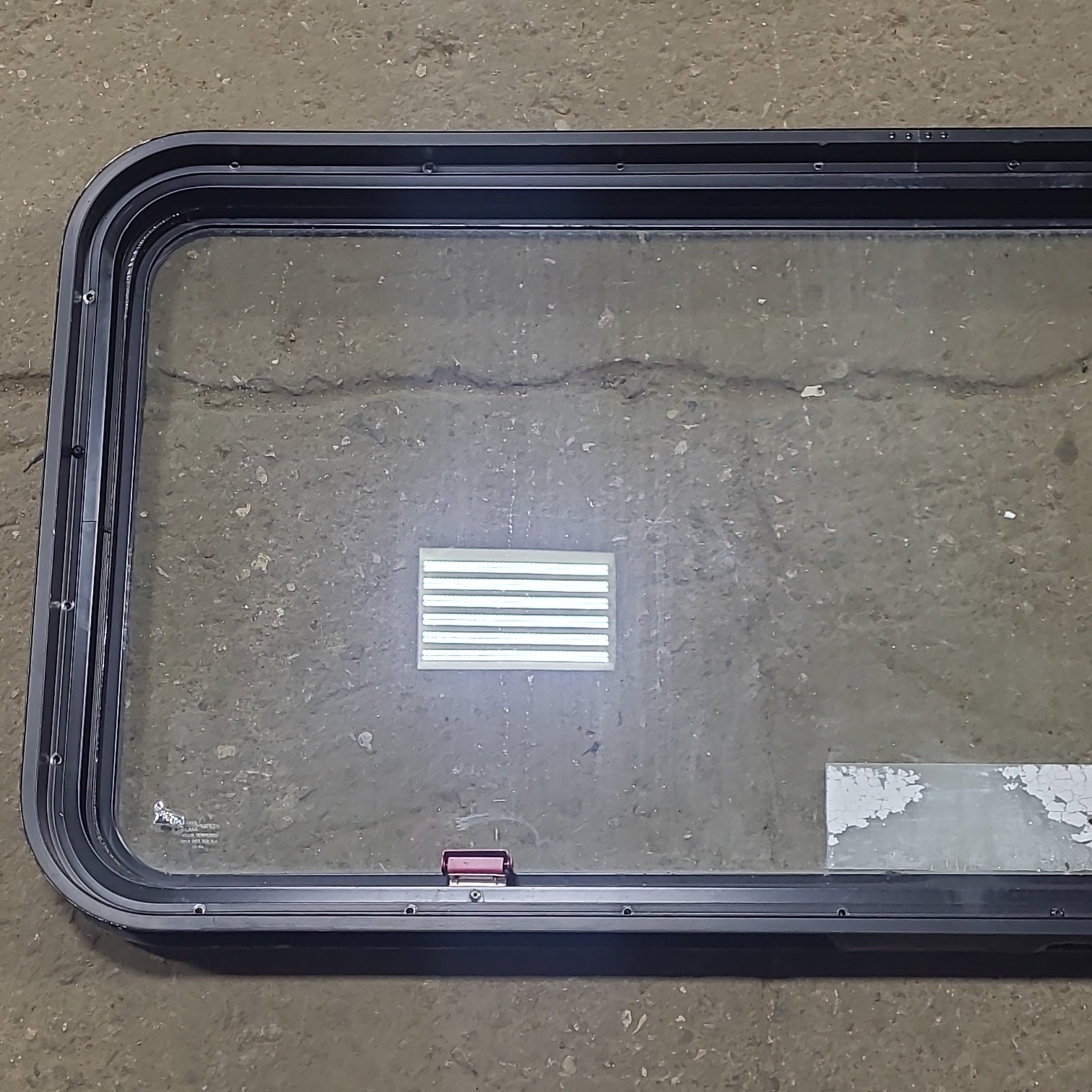 Used Black Radius Emergency Opening Window : 48 1/2