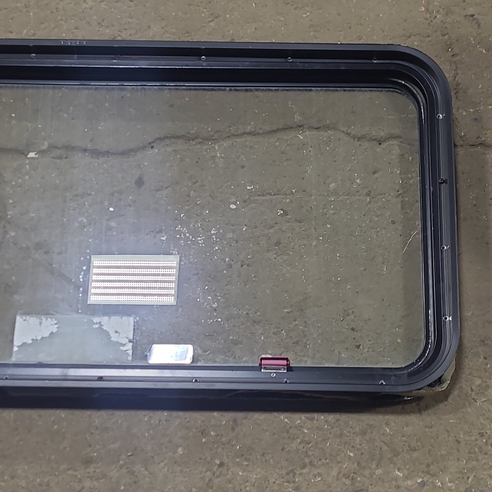 Used Black Radius Emergency Opening Window : 48 1/2