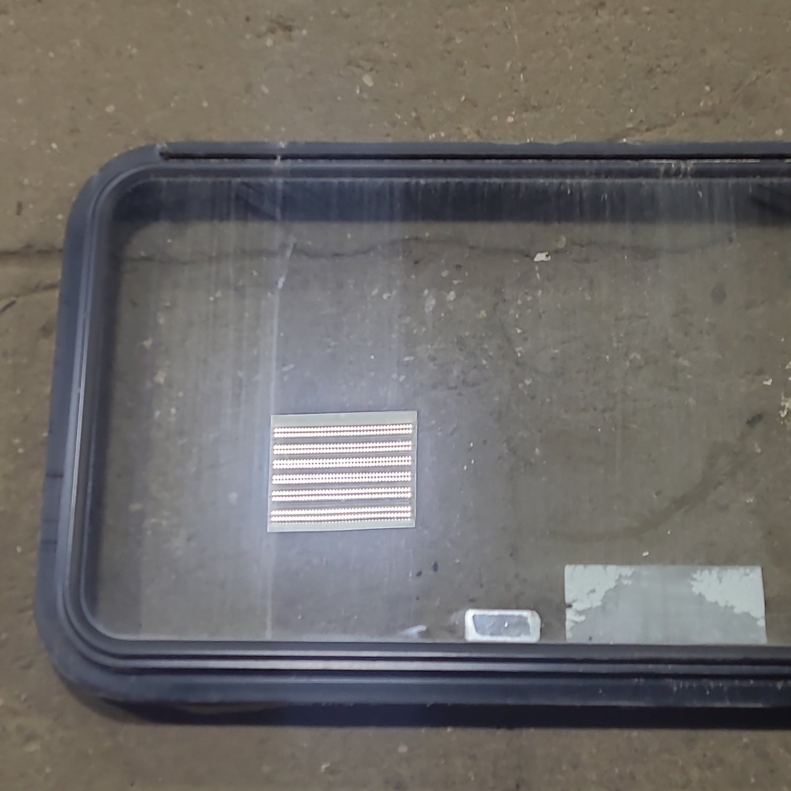 Used Black Radius Emergency Opening Window : 48 1/2