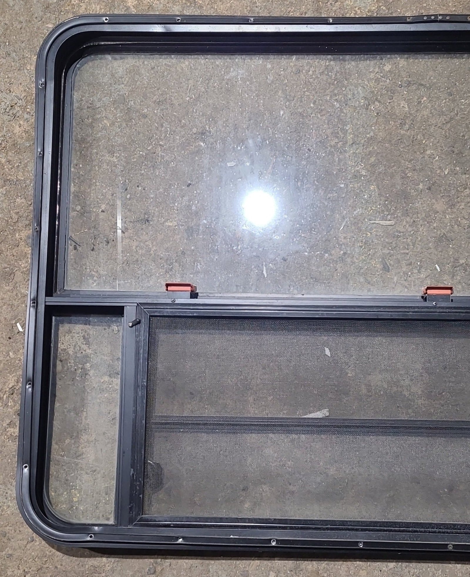 Used Black Radius Emergency Opening Window : 53 1/2