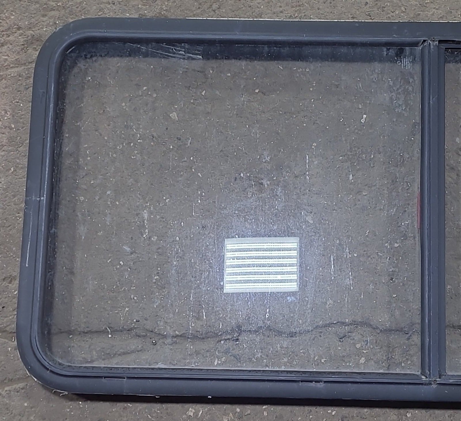 Used Black Radius Emergency Opening Window : 55 1/2
