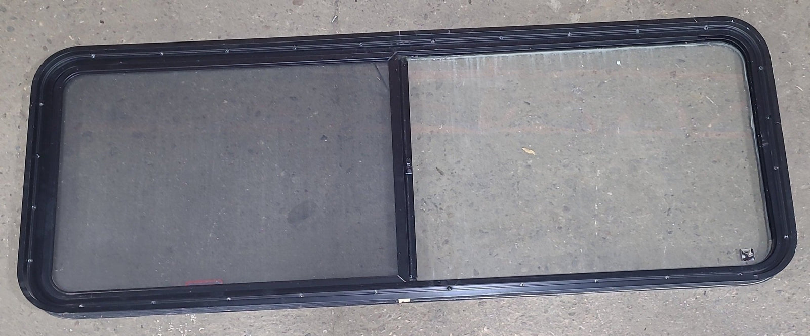 Used Black Radius Emergency Opening Window : 60 3/8
