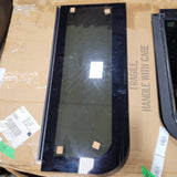 Used Black Radius Frameless Opening Window : 24 1/2