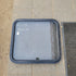 Used Black Radius Non-Opening Window : 23 X 21 1/4 X 2" D - Young Farts RV Parts