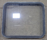 Used Black Radius Non Opening Window : 30 1/2