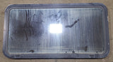 Used Black Radius Non Opening Window : 42 1/8