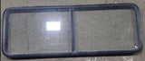 Used Black Radius Non Opening Window : 60 1/4