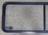 Used Black Radius Non Opening Window : 60 1/4" W x 21 3/4" H x 1 7/8" D - Young Farts RV Parts