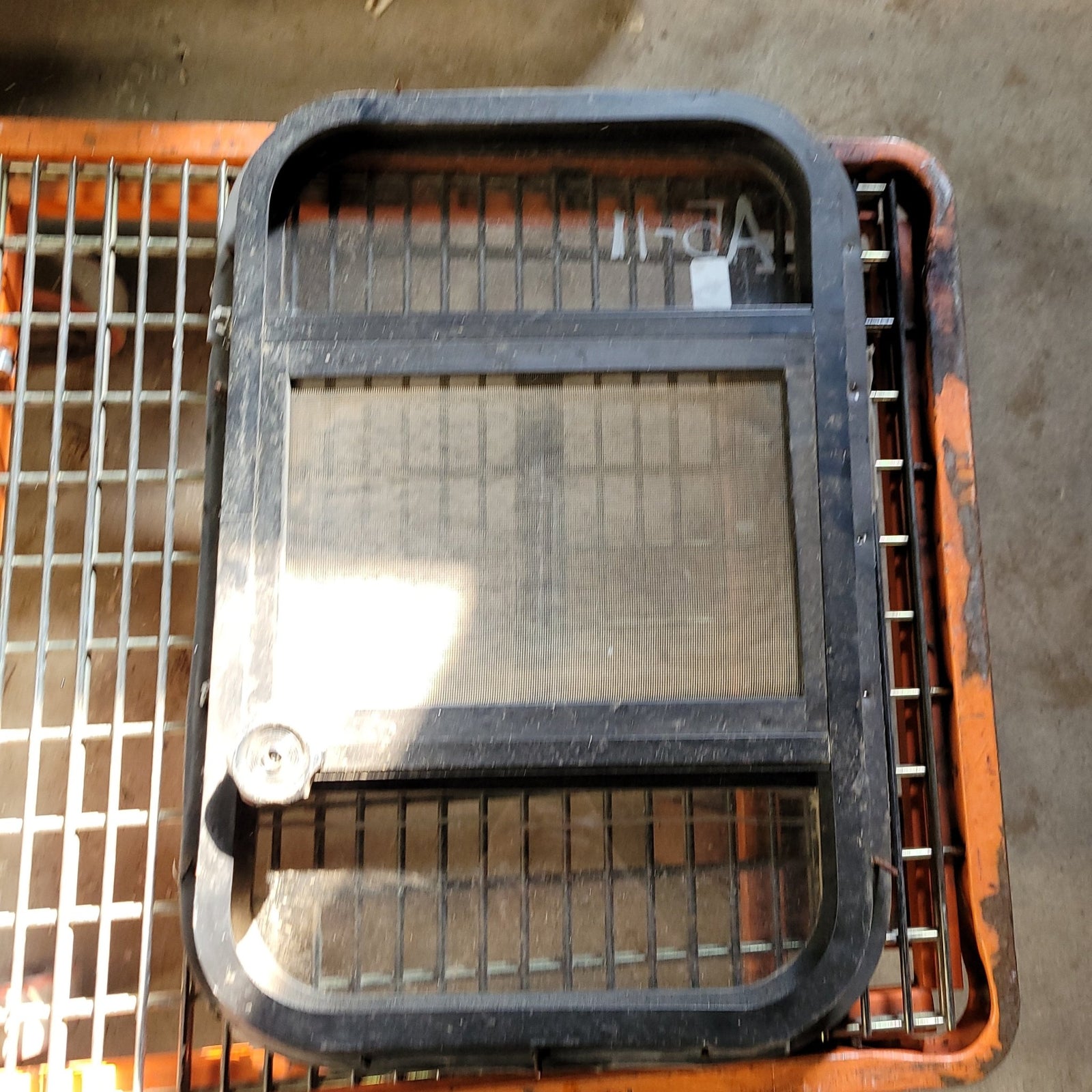 Used Black Radius Opening Window : 15 7/8 X 24 X 2