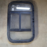 Used Black Radius Opening Window : 15 X 24 X 2