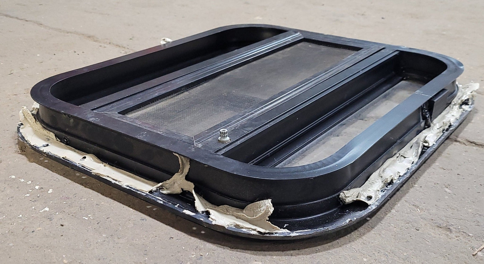 Used Black Radius Opening Window : 16 3/4