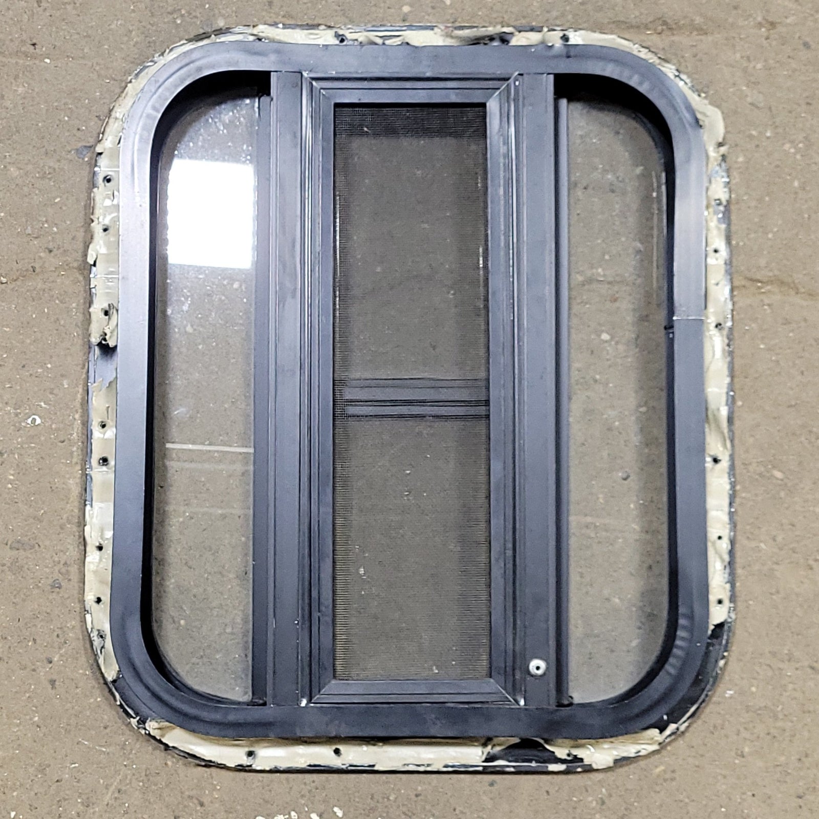 Used Black Radius Opening Window : 16 3/4