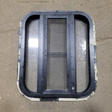 Used Black Radius Opening Window : 16 3/4