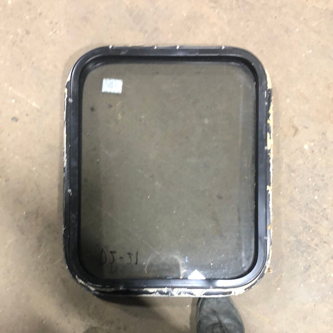 Used Black Radius Opening Window : 21 1/2 X 17 1/2 X 2