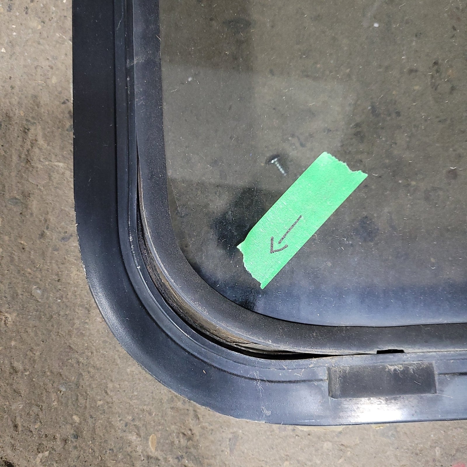 Used Black Radius Opening Window : 22