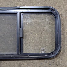 Load image into Gallery viewer, Used Black Radius Opening Window : 23 1/2&quot; W x 14 1/2&quot; H x 1 1/4&quot; D - Young Farts RV Parts