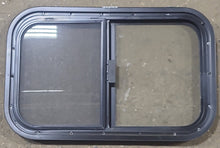 Load image into Gallery viewer, Used Black Radius Opening Window : 23 1/2&quot; W x 14 1/2&quot; H x 1 1/8&quot; D - Young Farts RV Parts