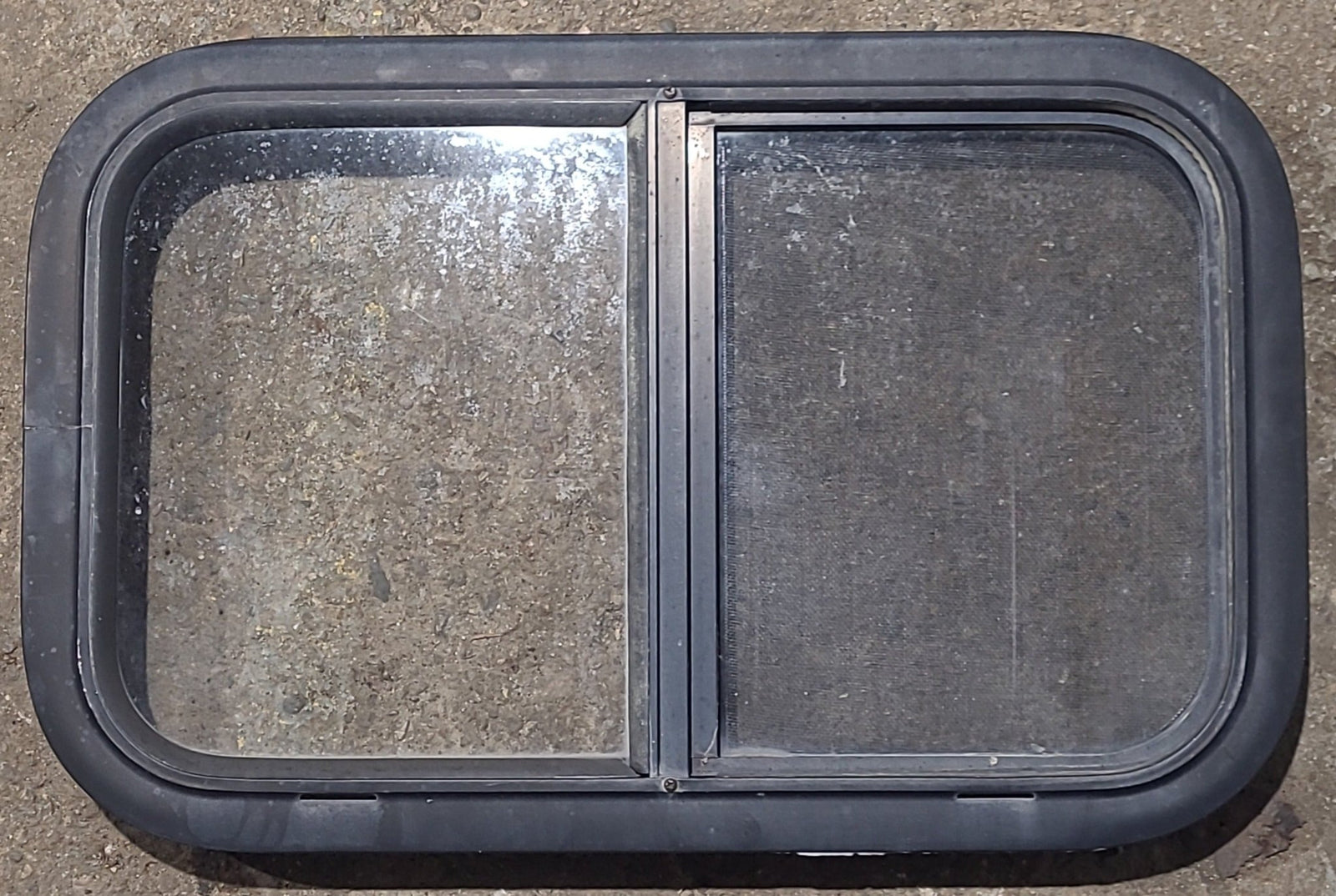 Used Black Radius Opening Window : 23 1/2