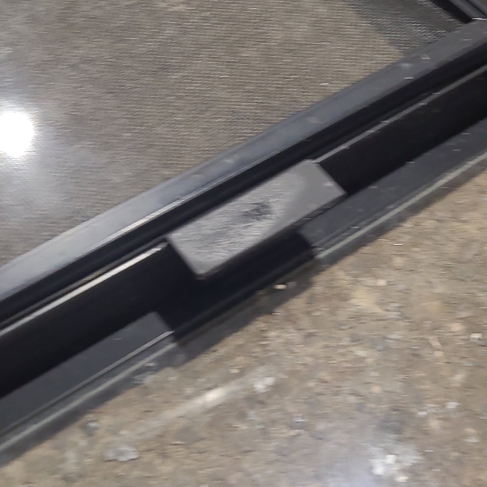 Used Black Radius Opening Window : 23 1/2