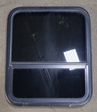 Used Black Radius Opening Window : 23 1/2